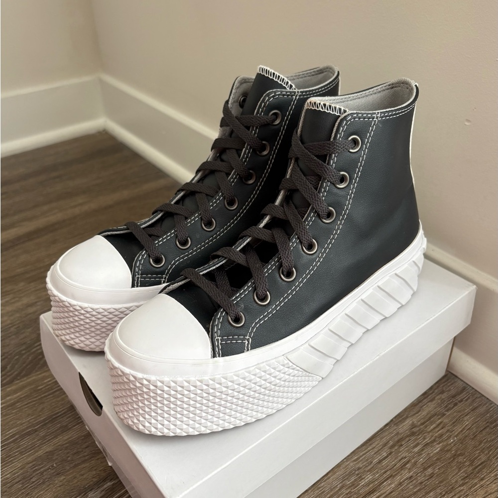 Converse All Star Lift 2X Platform Matte Metallic